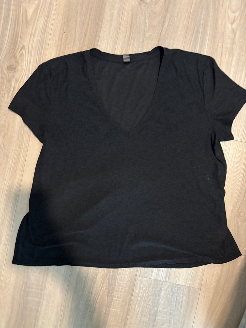 Beyond yoga Black V-Neck Women’s Top